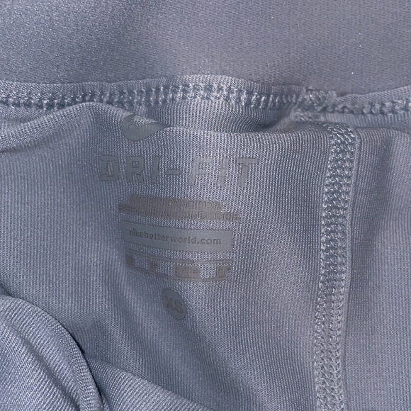 Nike blue striped active skirt - Picture 2 of 4